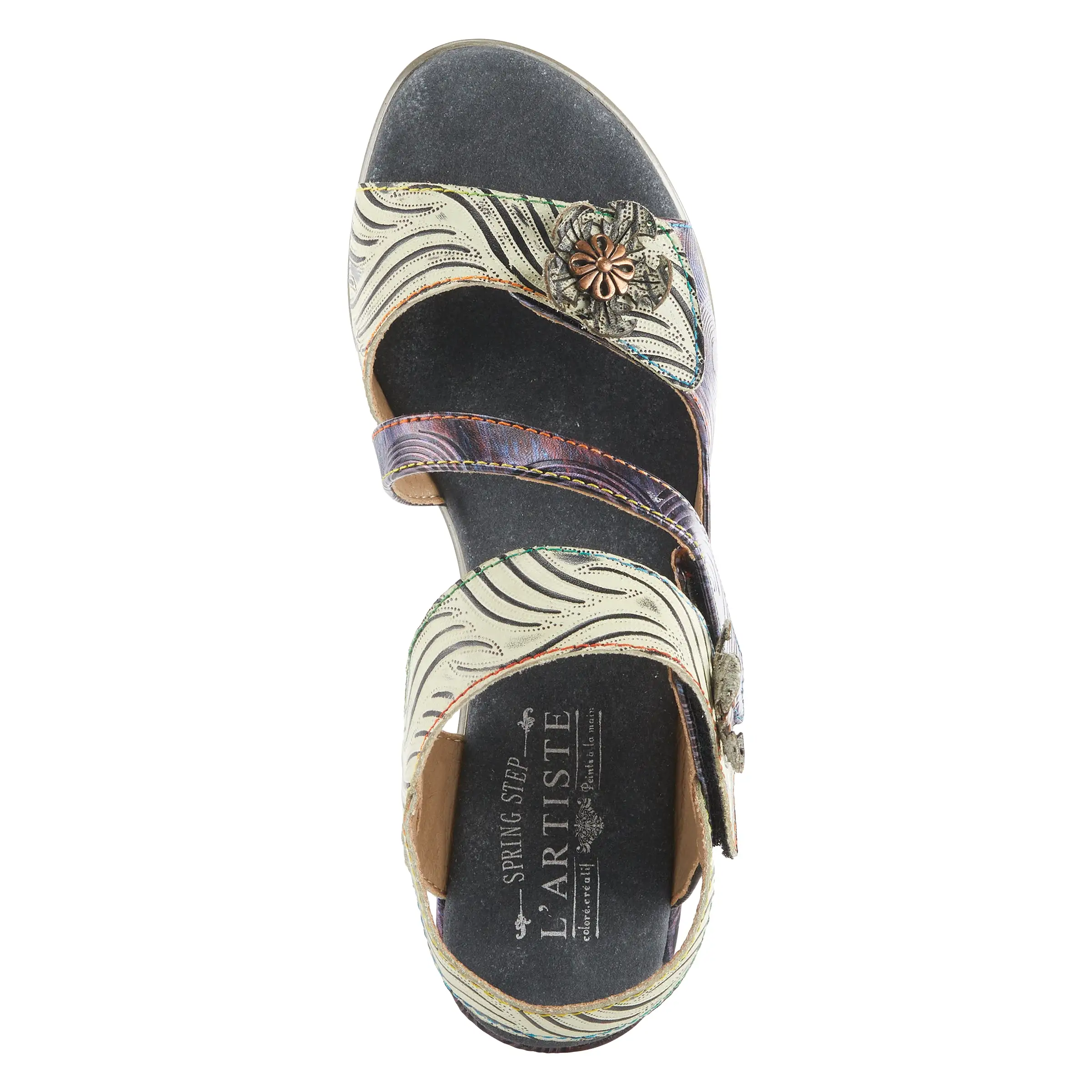 L'ARTISTE ACARINE QUARTER STRAP SANDALS