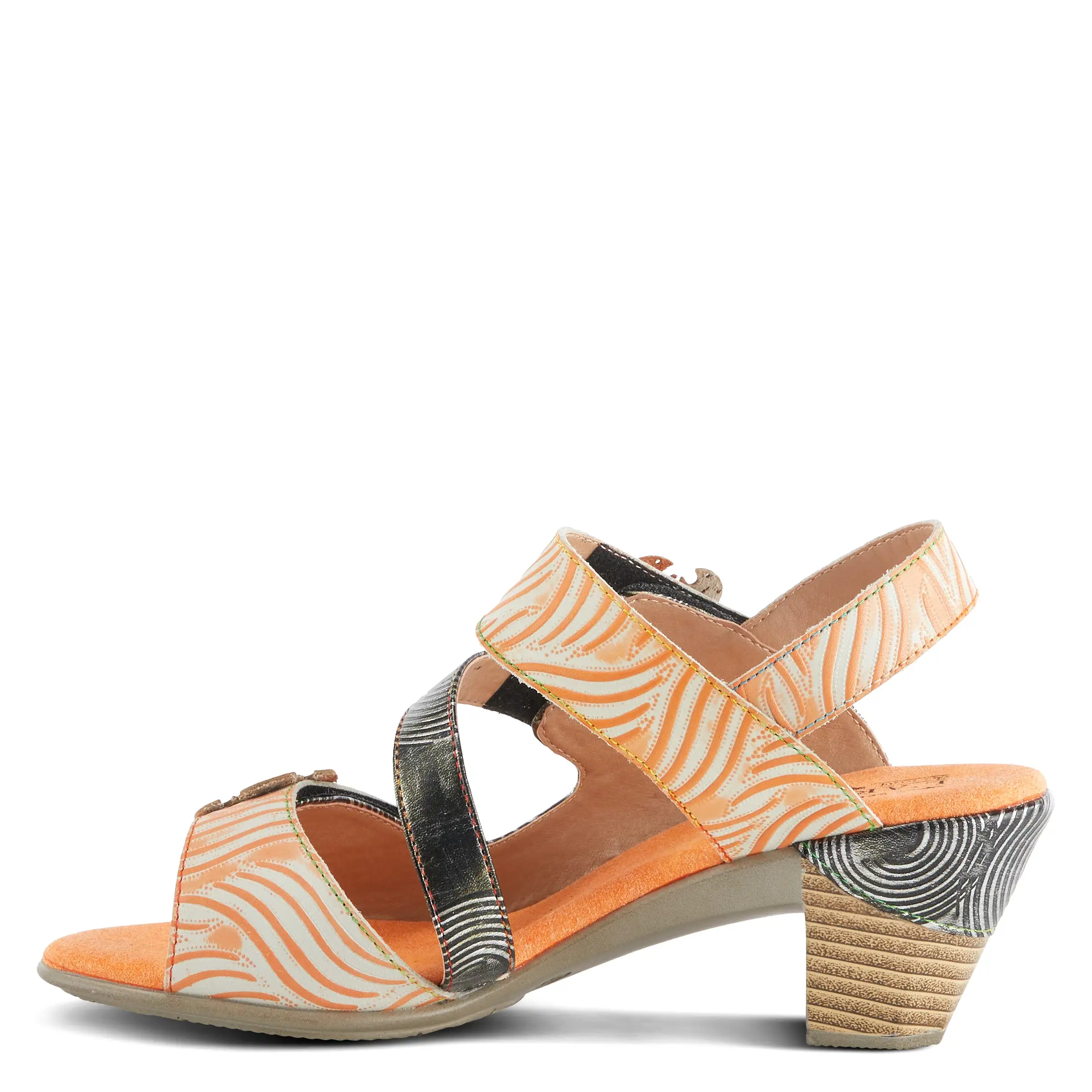 L'ARTISTE ACARINE QUARTER STRAP SANDALS