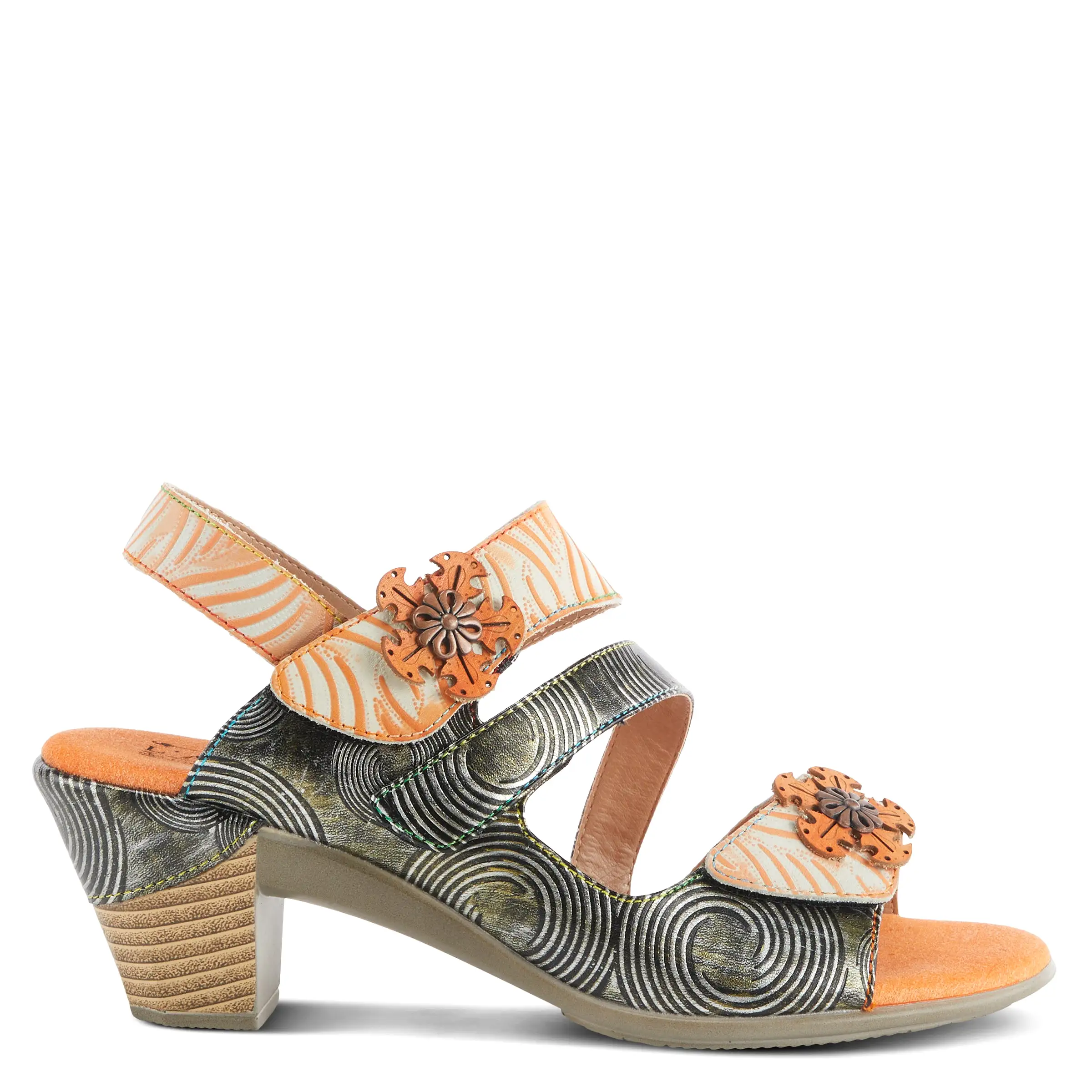 L'ARTISTE ACARINE QUARTER STRAP SANDALS