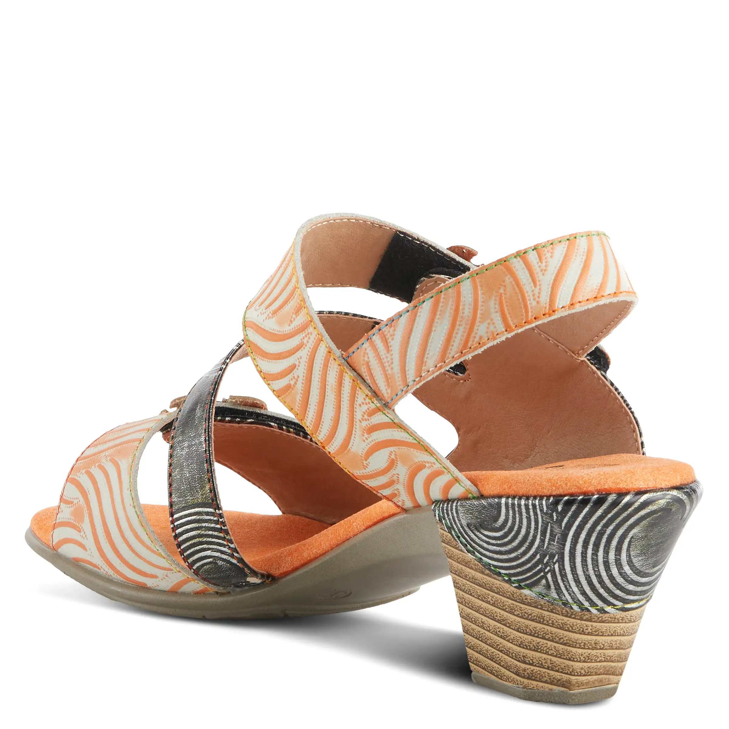 L'ARTISTE ACARINE QUARTER STRAP SANDALS