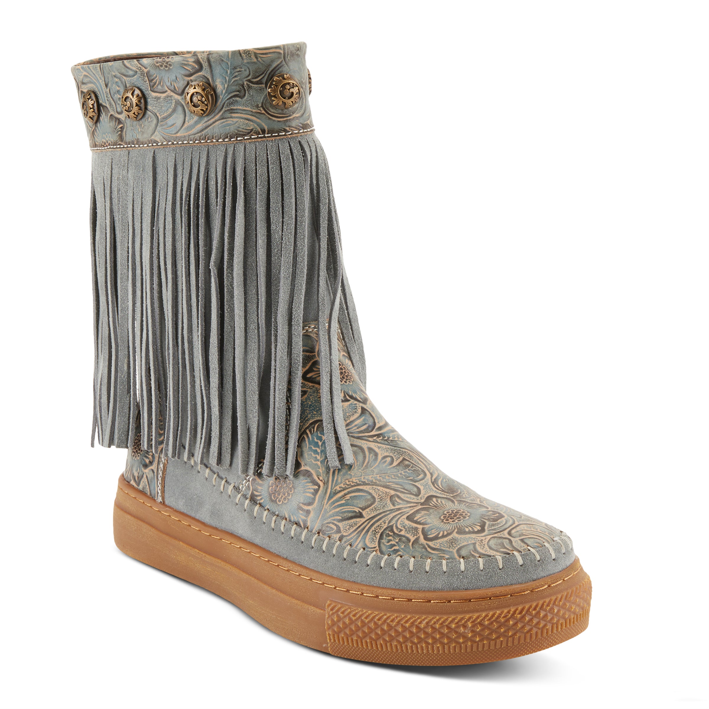 L'ARTISTE FRINGELY WESTERN MID CALF BOOTIE