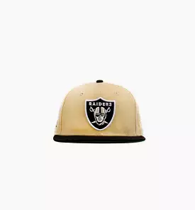 Las Vegas Raiders Gold Dome 59Fifty Mens Fitted Hat - Gold/ Black