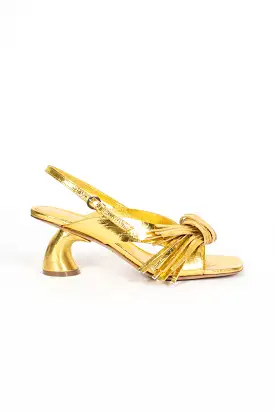 Leather Sandals Gold