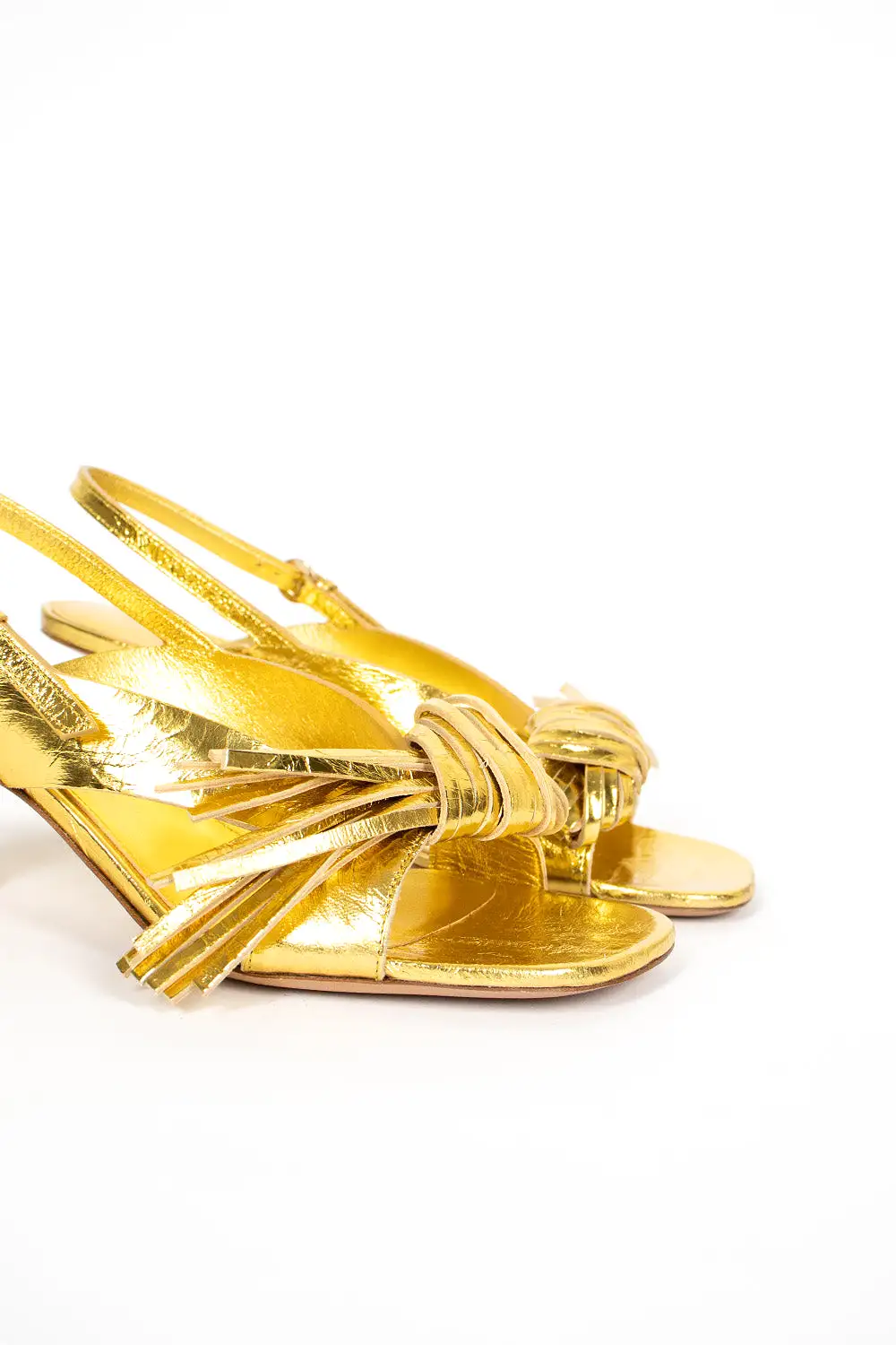 Leather Sandals Gold