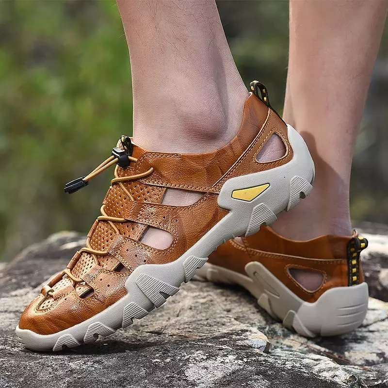 Leisure Outdoor Leather Sandals