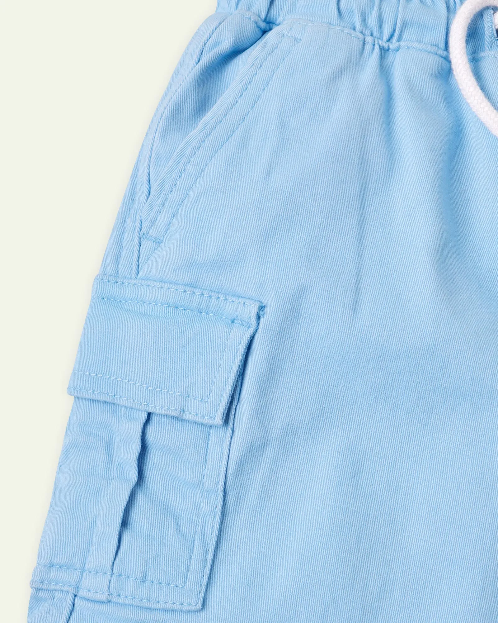 Light Blue Cargo Shorts