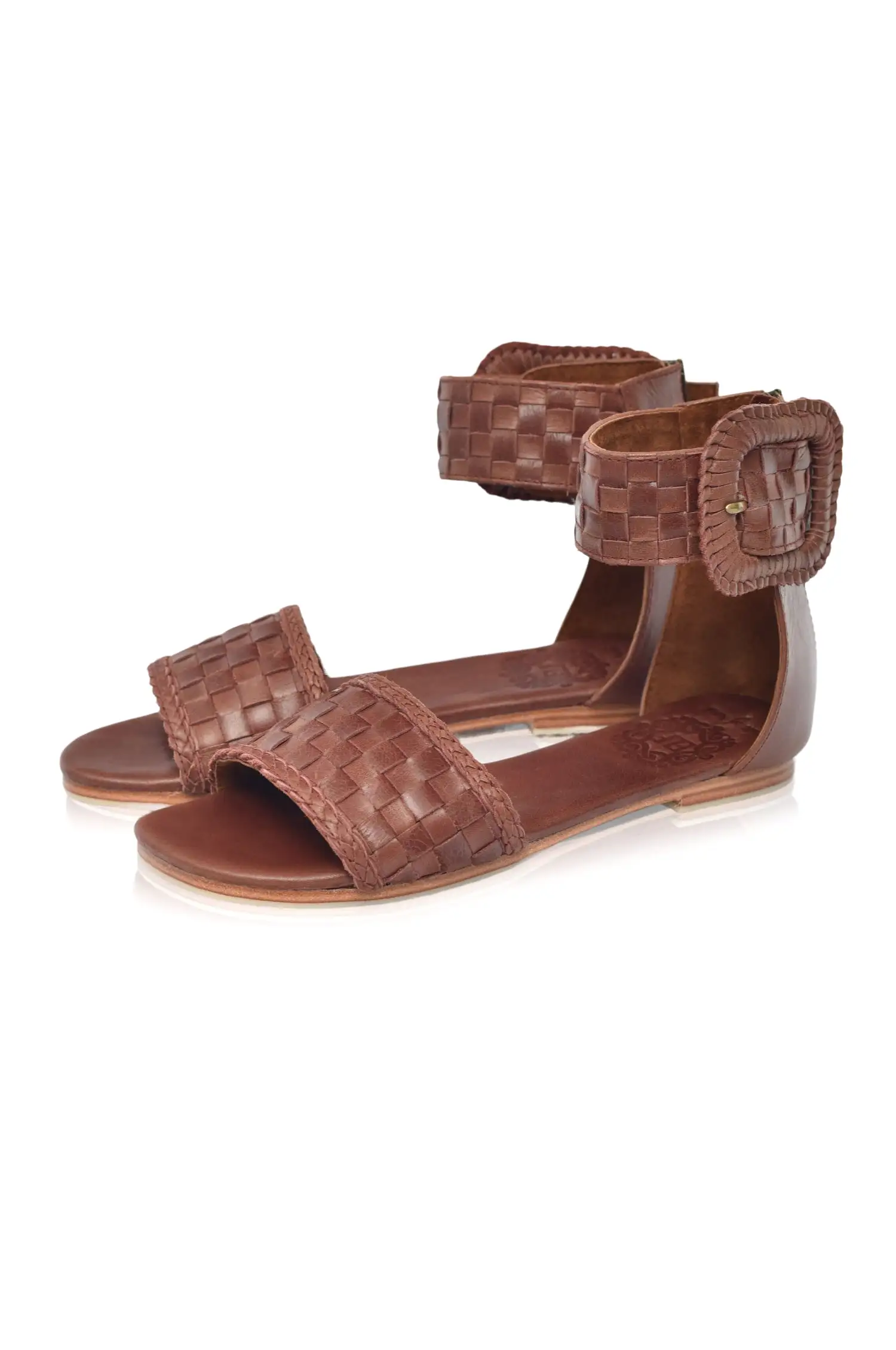 Madagascar Woven Leather Sandals