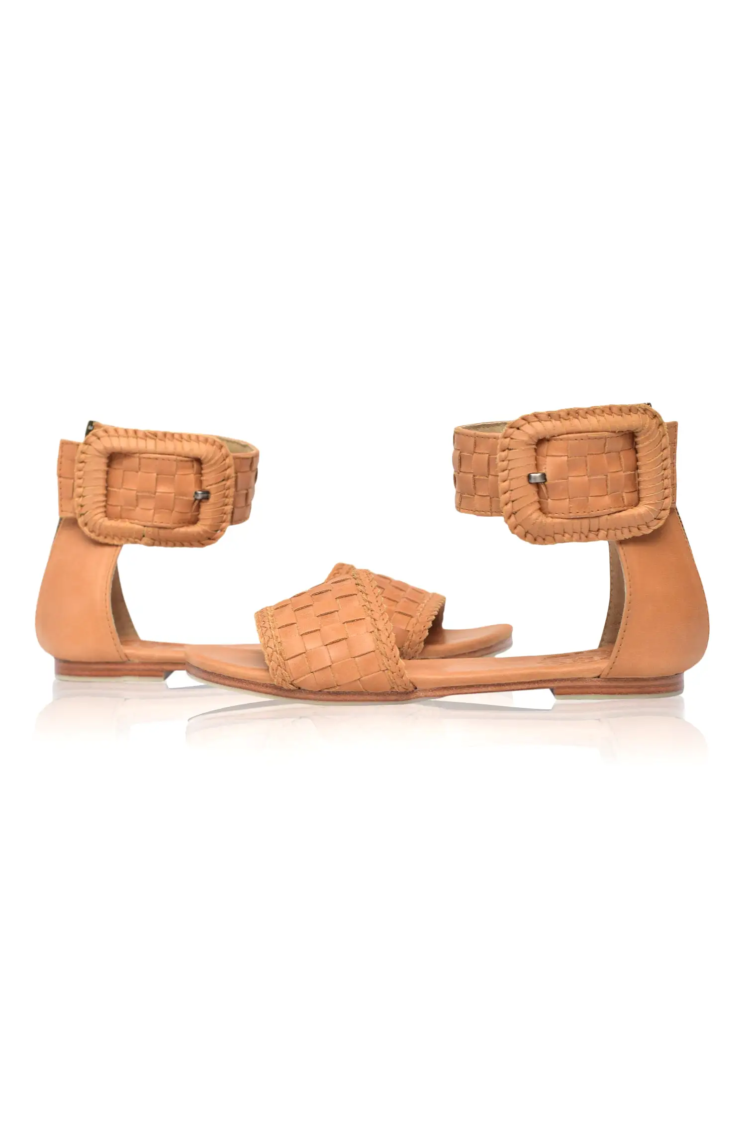 Madagascar Woven Leather Sandals