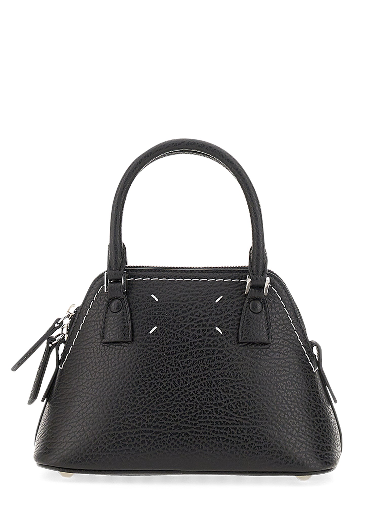 MAISON MARGIELA    5AC MICRO EMBOSSED LEATHER BAG WITH CHAIN STRAP