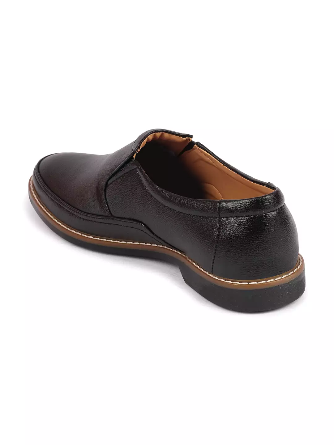 Men Black Formal Superior Comfort Slip On Shoes