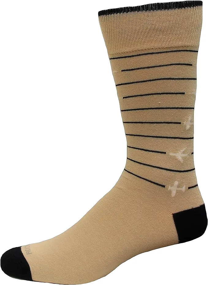 Men's Airplanes Dress Sock