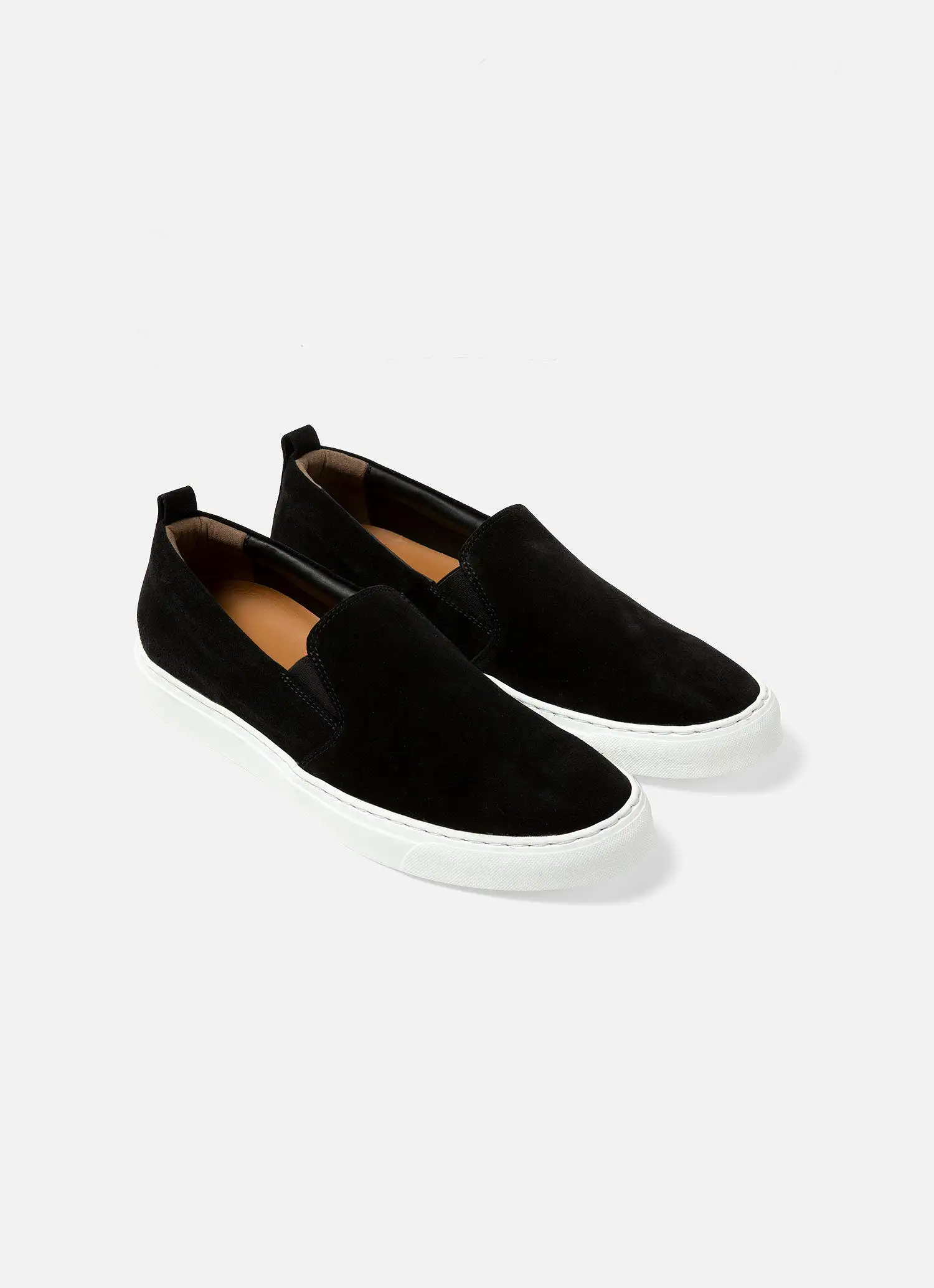 Men's Slip on Trainer in Black