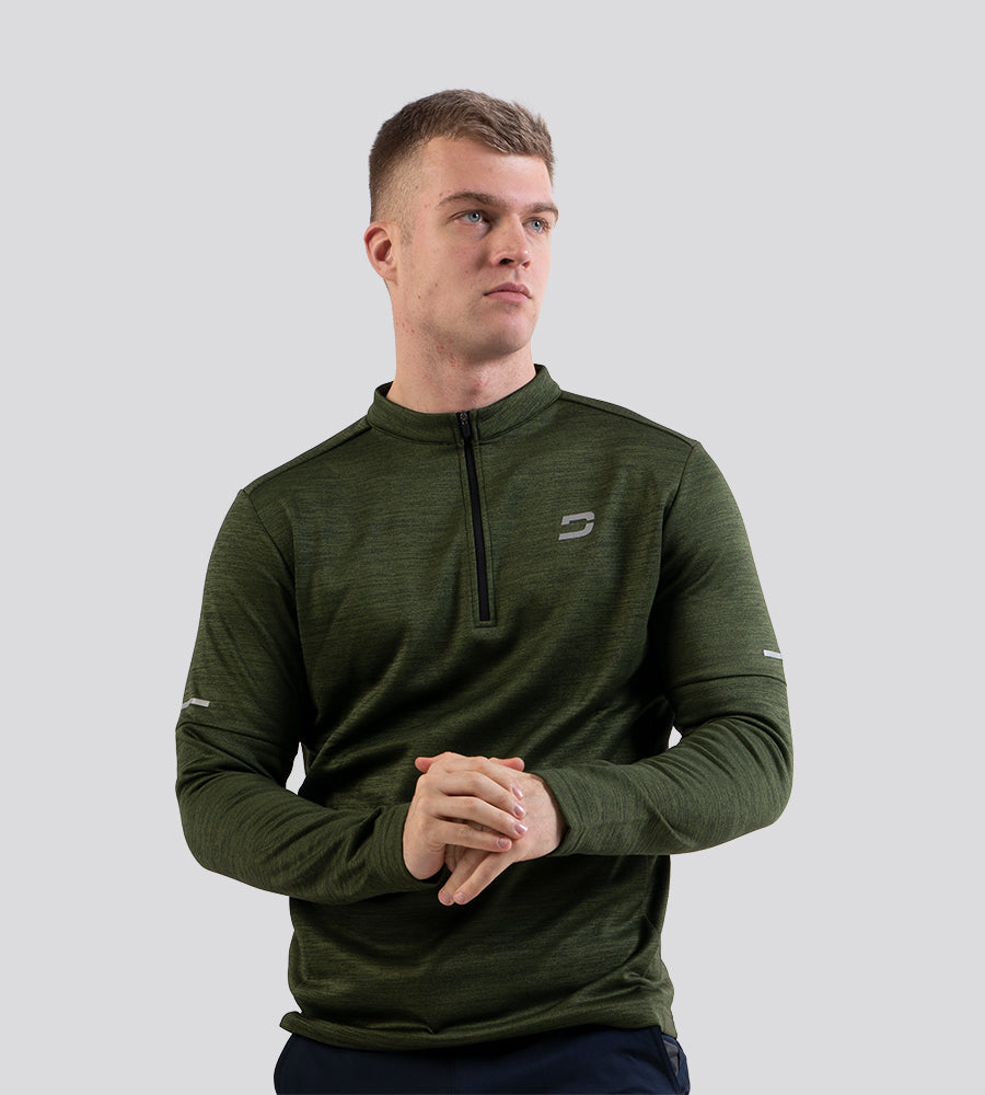 MENS ULTRA FIT MIDLAYER - KHAKI FLEK