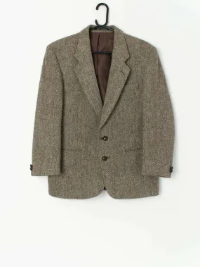 Mens vintage Harris tweed jacket by Dunn and Co – Small / Medium