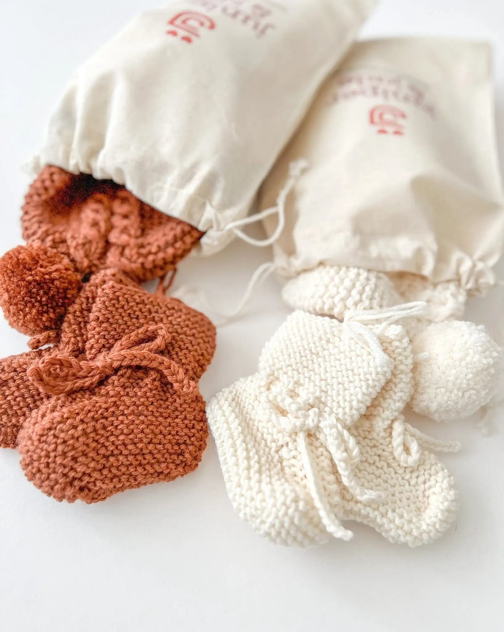 Merino Wool Bonnet & Bootie Set | Cream