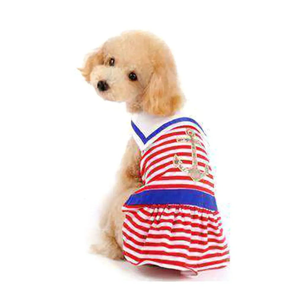 Nautical Stripe Dog Dress