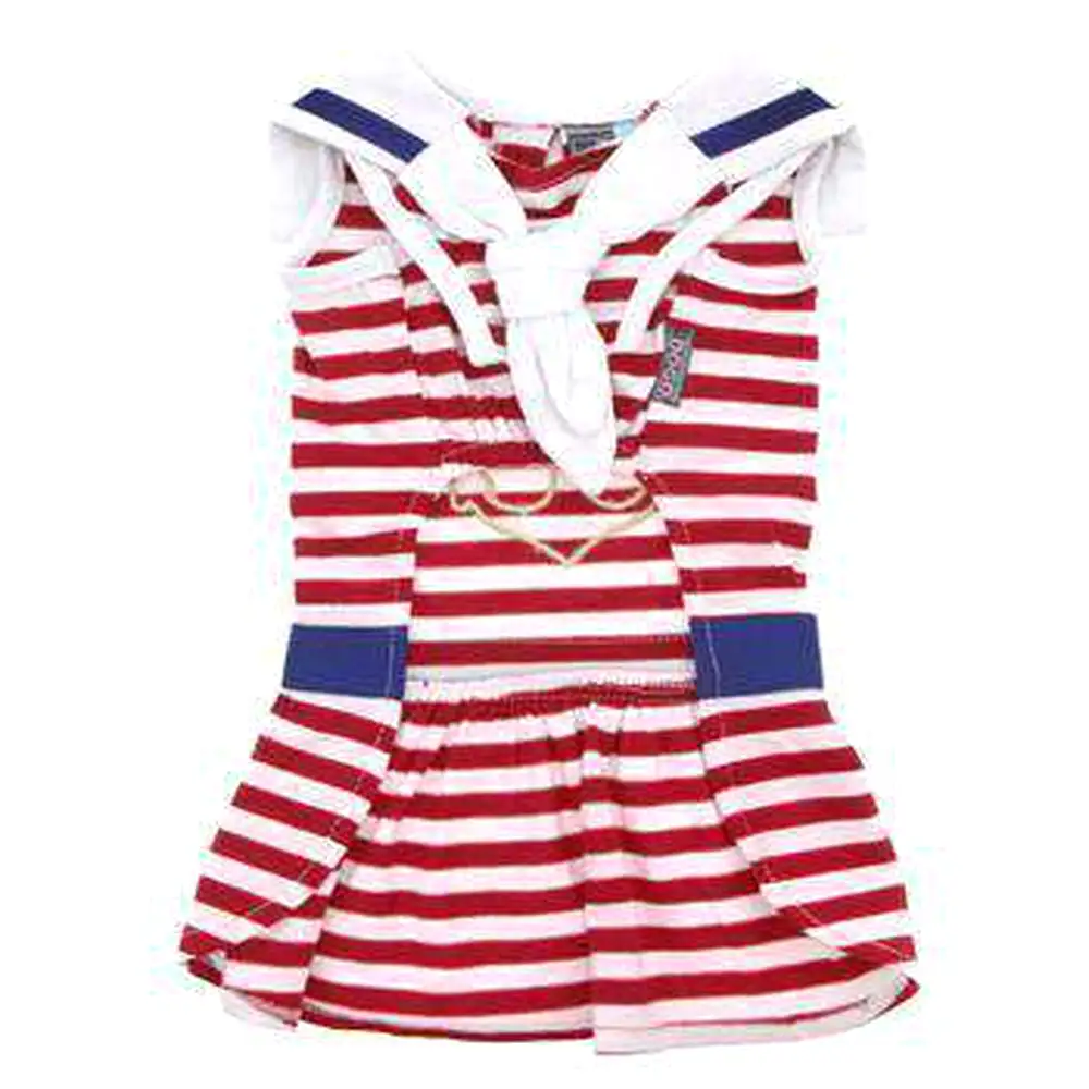 Nautical Stripe Dog Dress