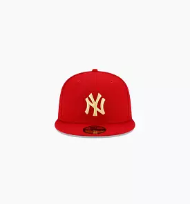 New York Yankees State Fruit 59FIFTY Fitted Cap Mens Hat - Red