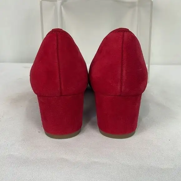 NEWAraRed Suede Block Heel Pumps