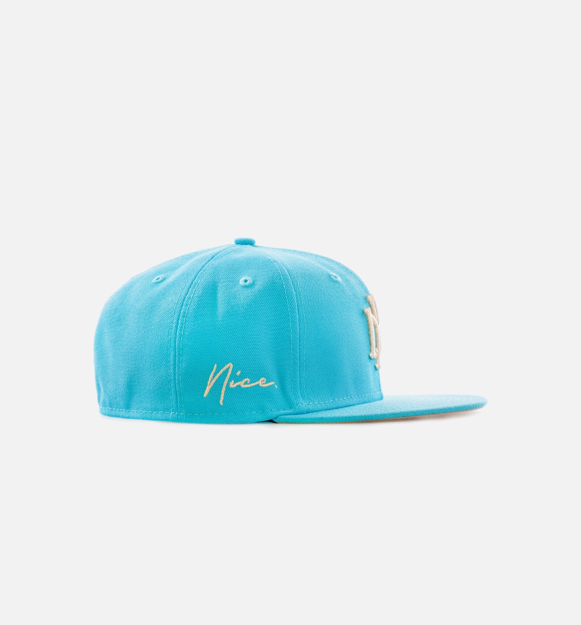 Nice Kicks 59Fifty Fitted Cap Mens Hat - Blue/Beige