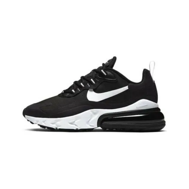 Nike womens air max 270 react shoes size 8 new at6174-004 black white