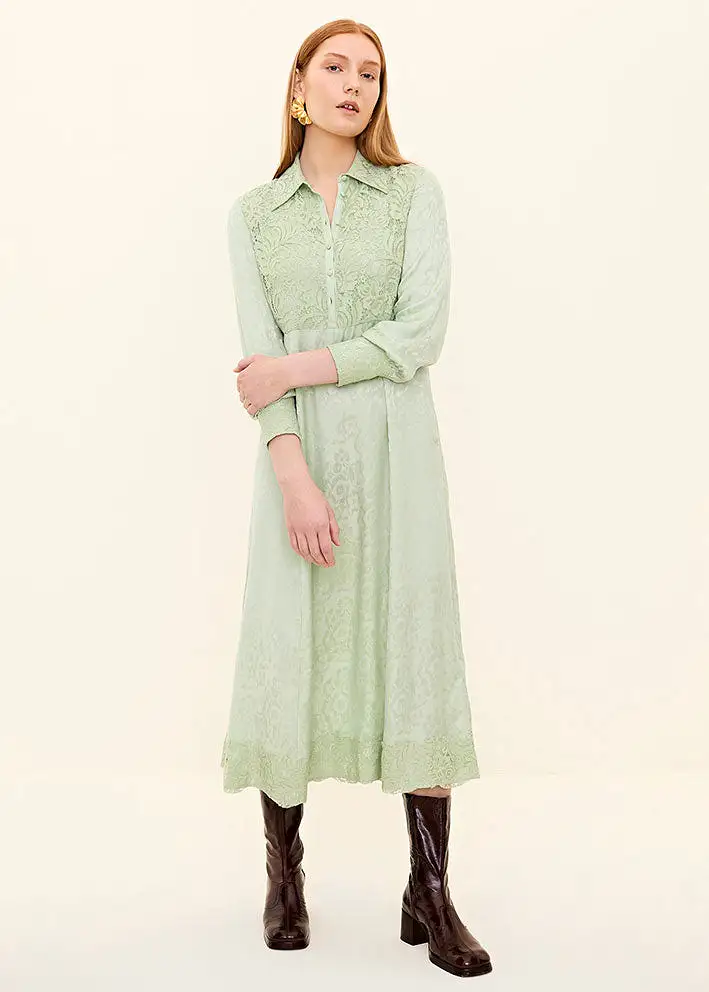 Odd Molly A Good Day Dress - Lucky Mint