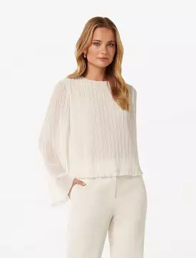 Paxton Pleated Shell Top