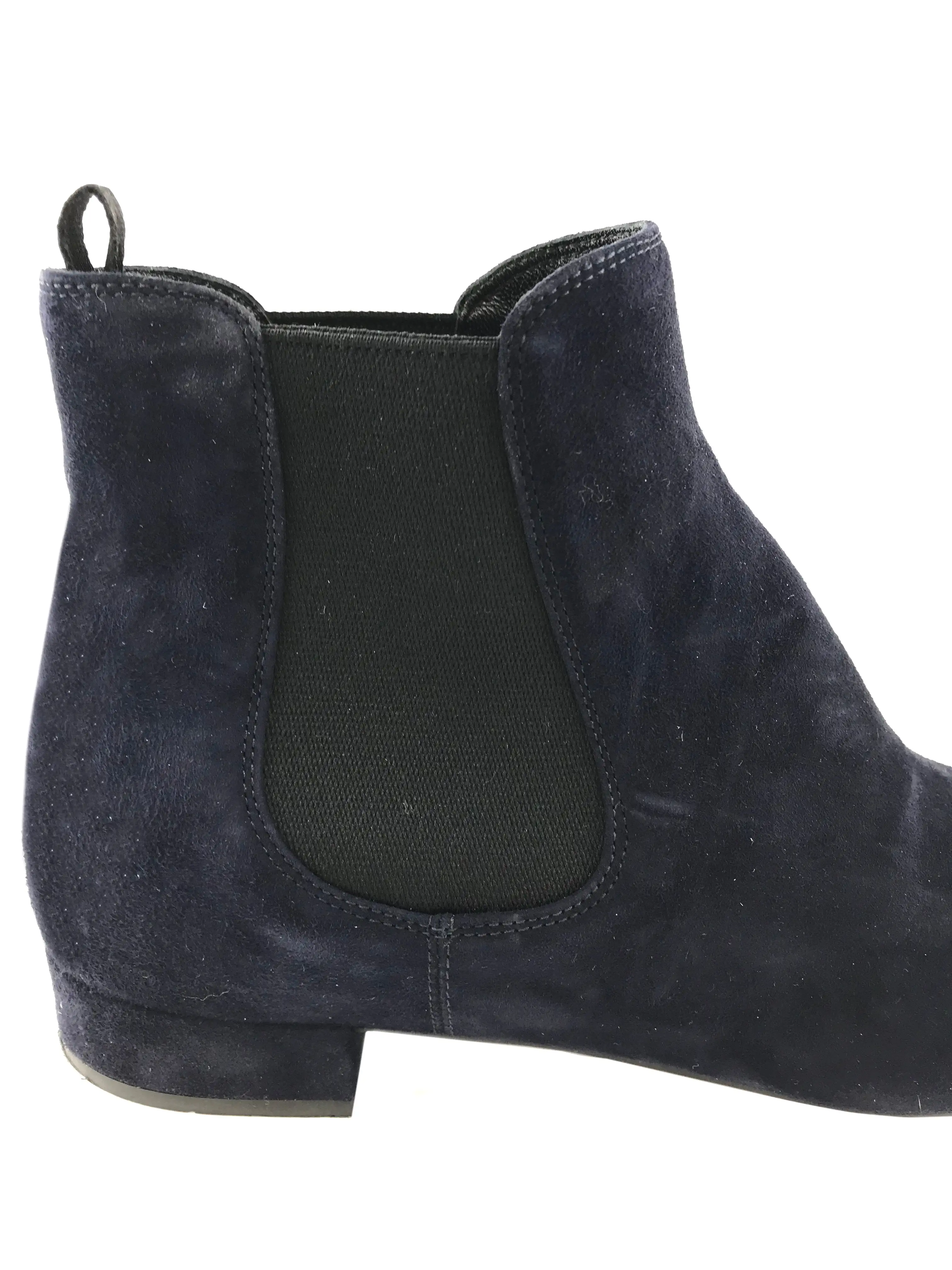 Prada Suede Round Toe Bootie Size 7.5