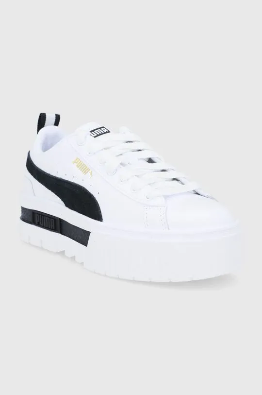 Puma shoes Mayze Lth white color