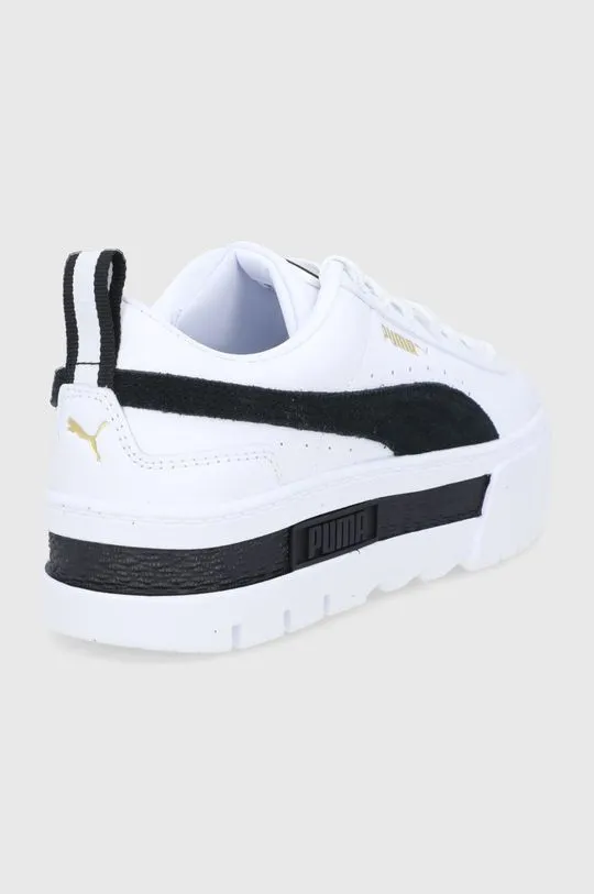 Puma shoes Mayze Lth white color