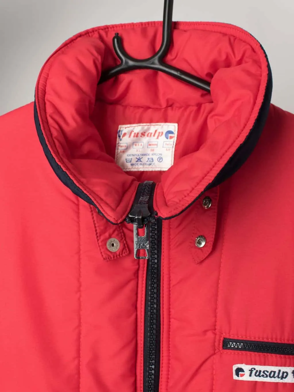 Rare vintage red ski jacket by Fusalp – XL