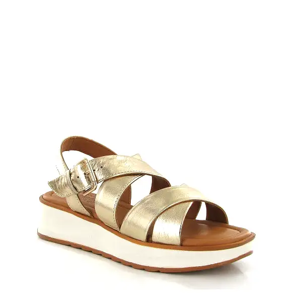 Regarde Le Ciel Kiara Gold Sandal