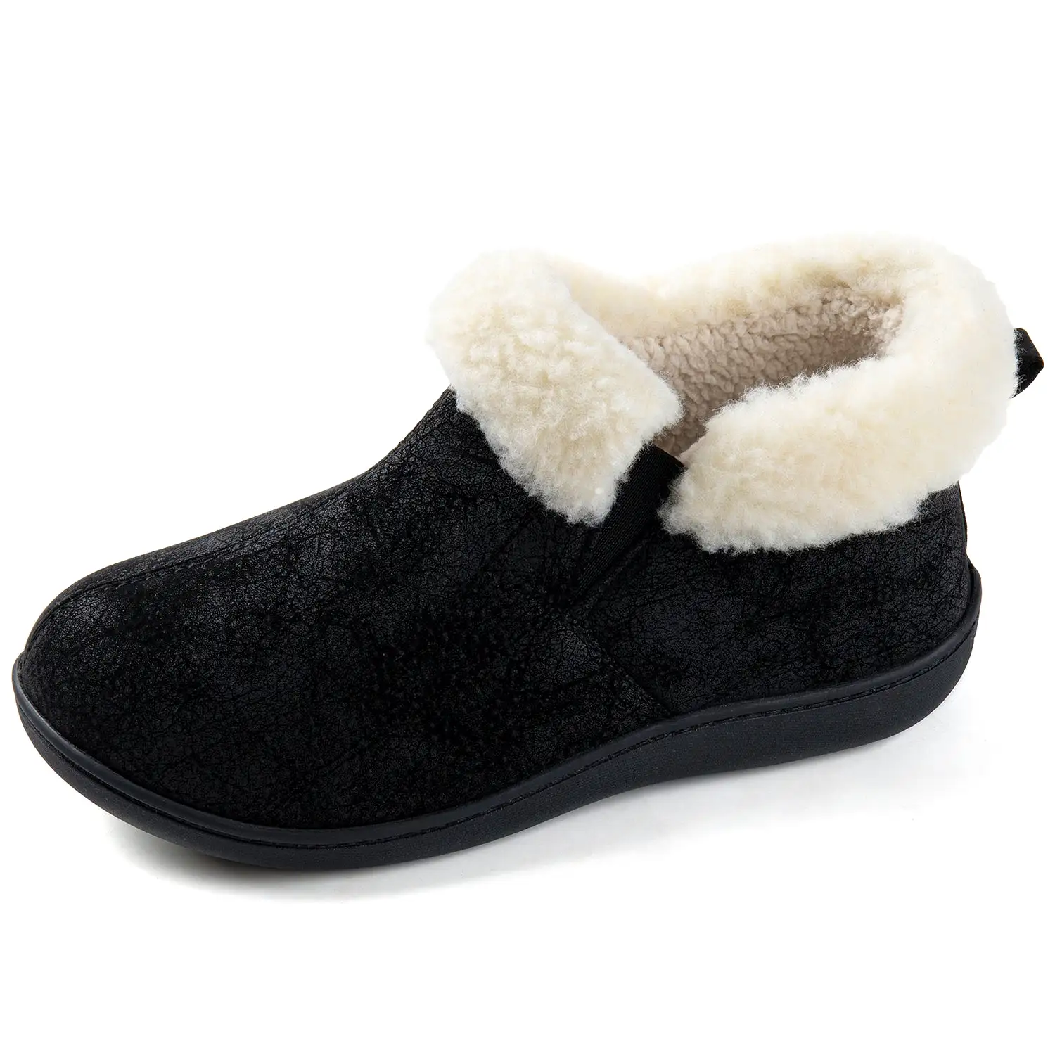 RockDove Women's Sierra Faux Leather Bootie Slipper