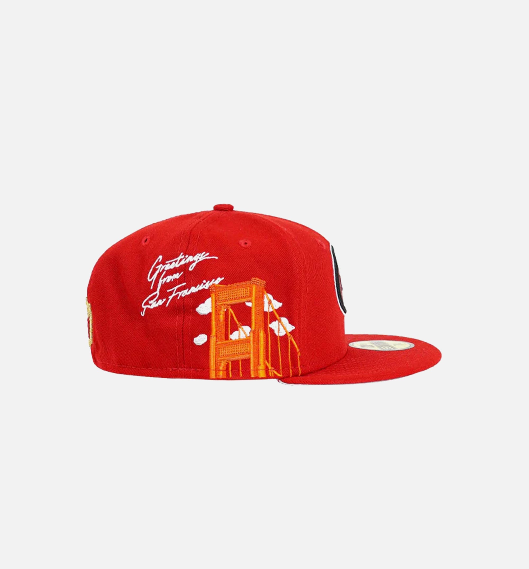 San Francisco 49ers Cloud Icon 59Fifty Mens Fitted Hat - Red