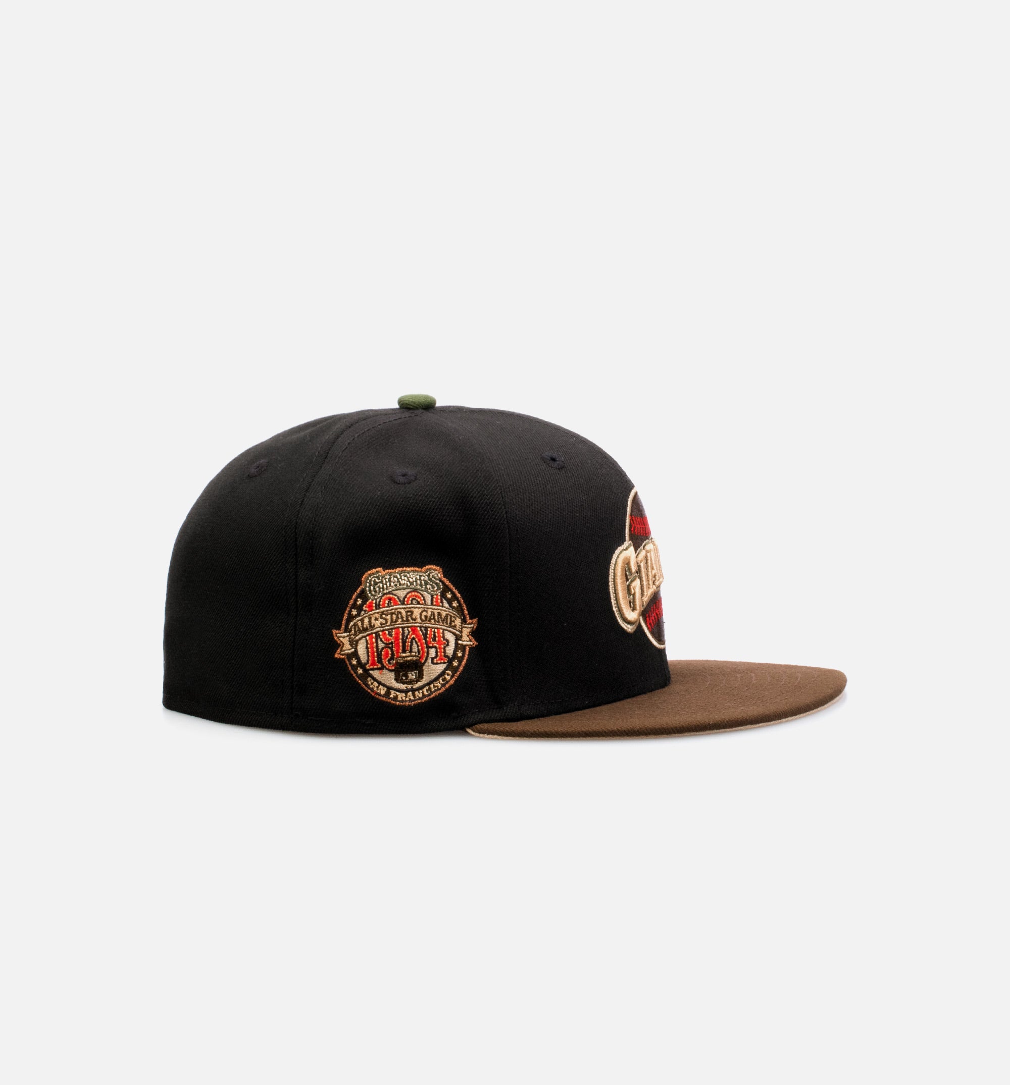 San Francisco Giants 59Fifty Mens Fitted Hat - Black/Brown