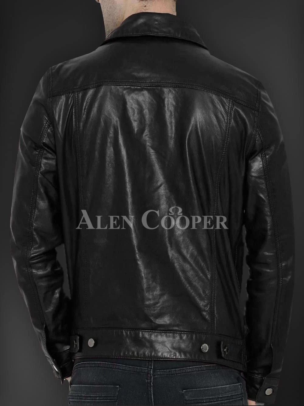 Soft yet sturdy reasonable leather jacket for men