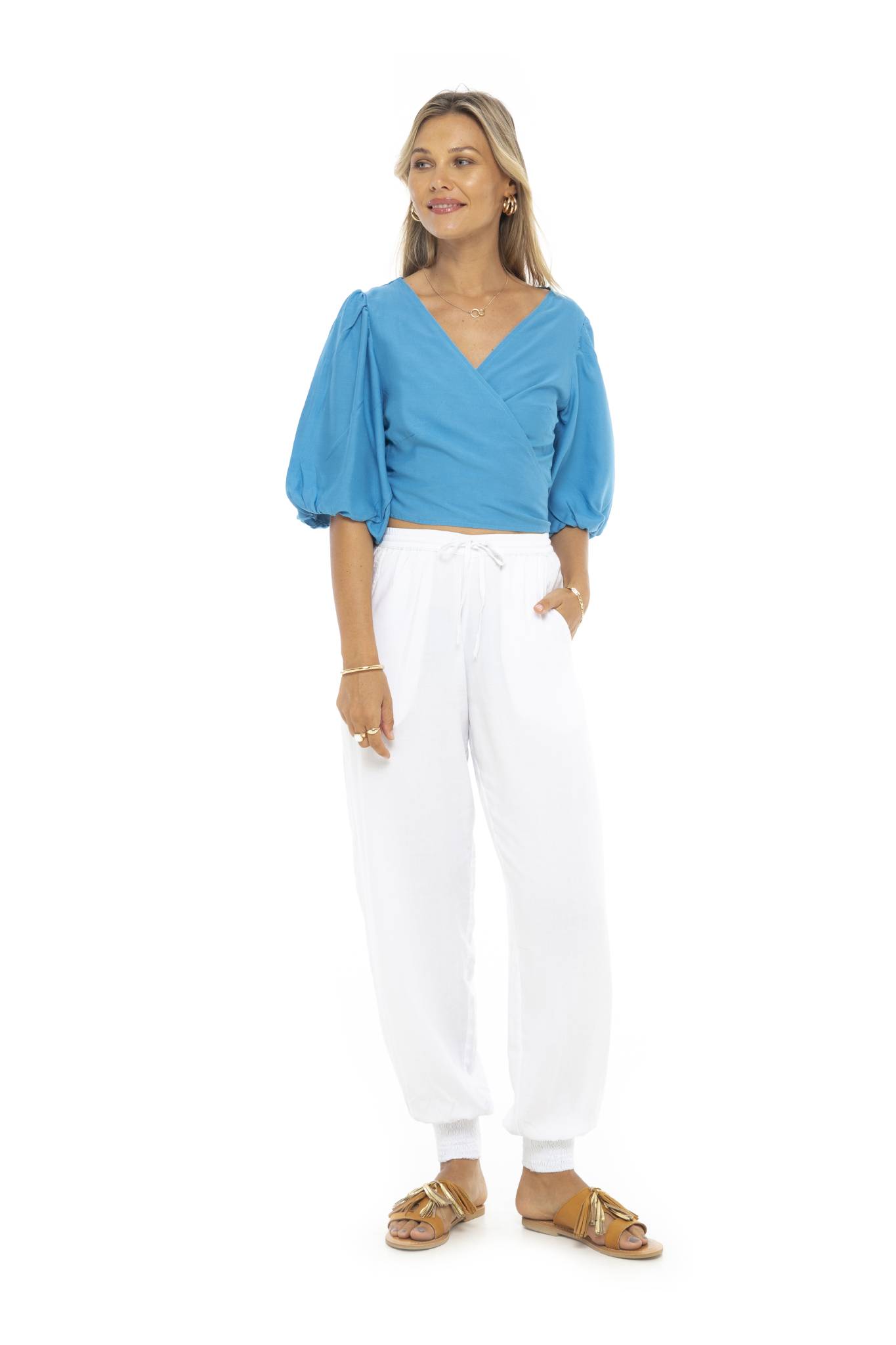 Solids Wrap Tops