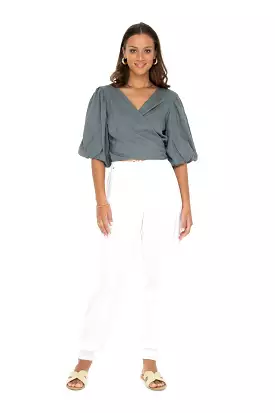 Solids Wrap Tops