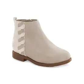 SR Carolyn Kid's Ankle Bootie - Taupe