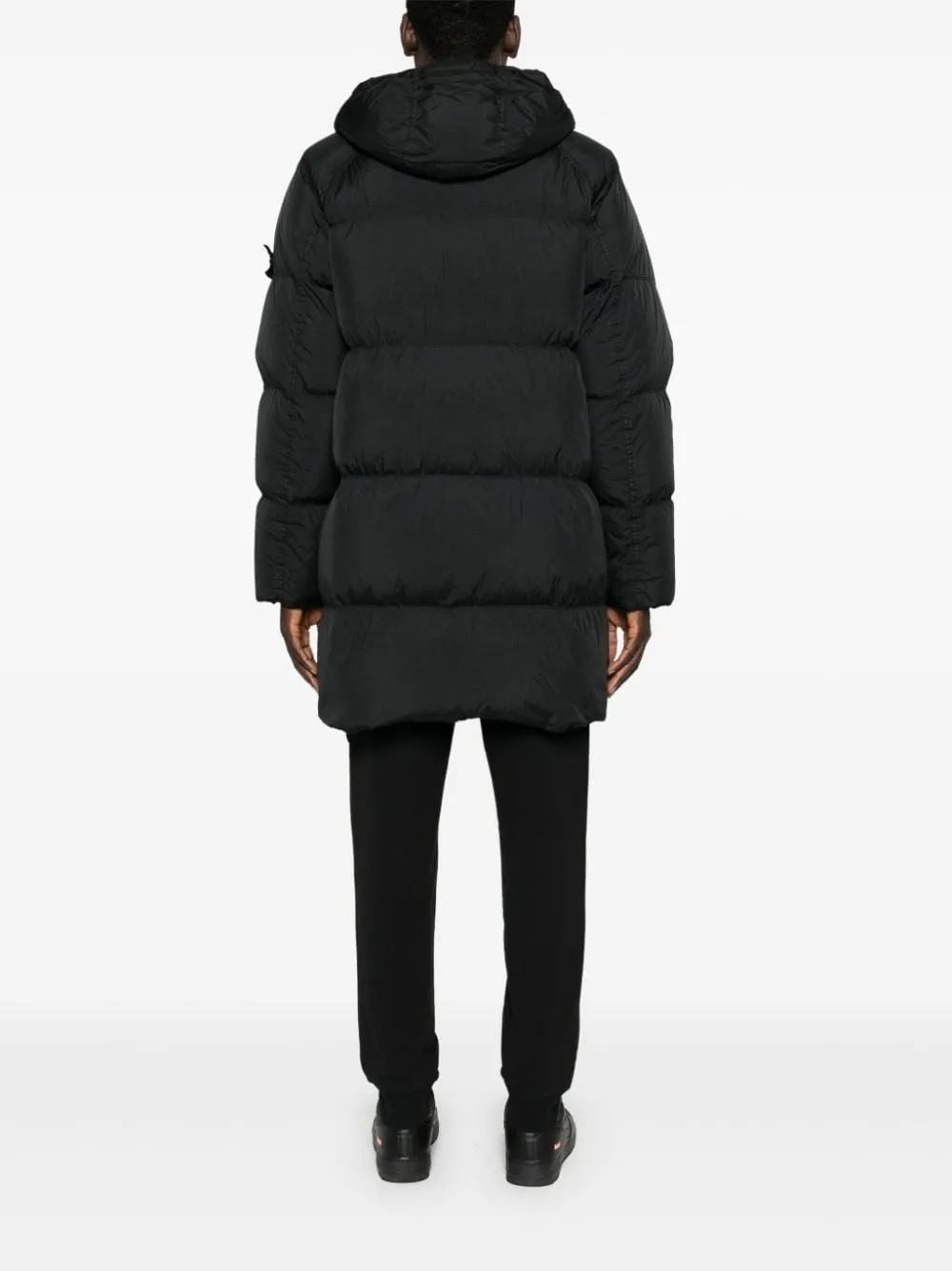 STONE ISLAND Eco-Conscious Padded Parka with Detachable Hood