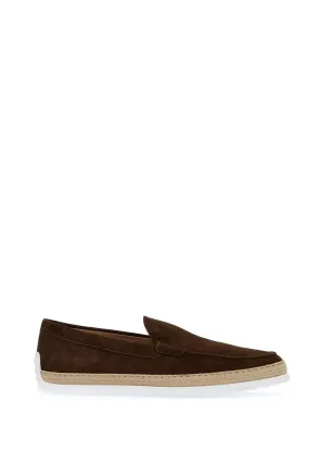 suede slip-on with rafia insert XXM0TV0AJ30OA6 COCONUT