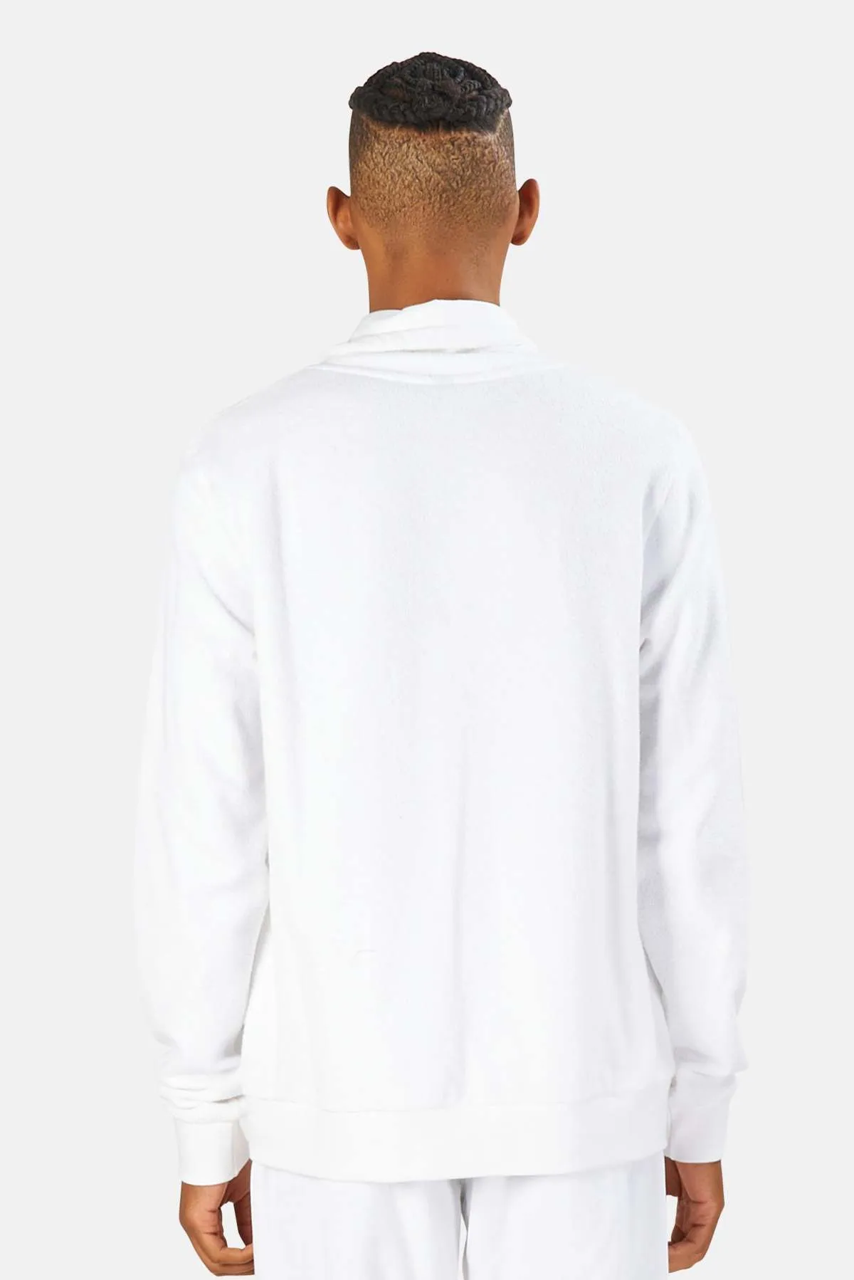 Terry Turtleneck - White