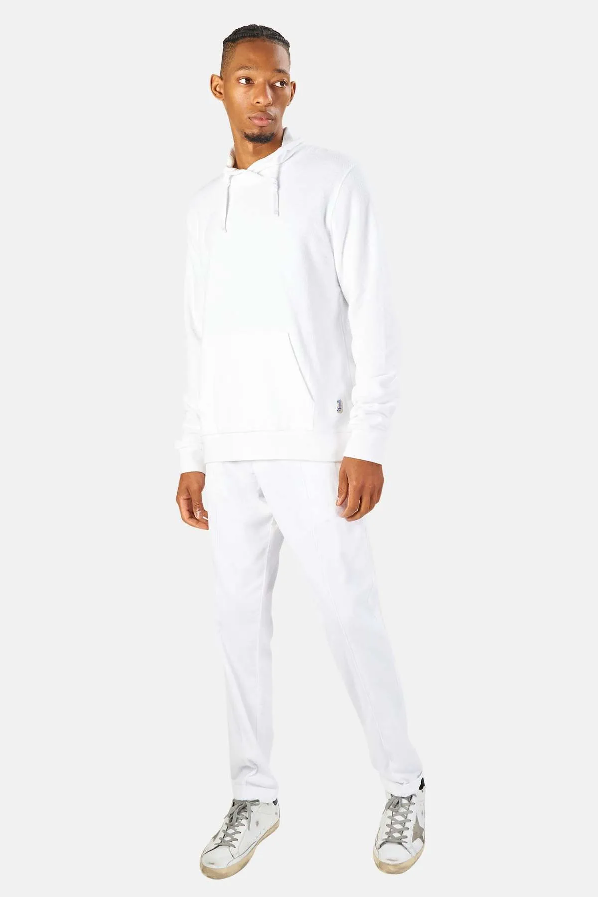 Terry Turtleneck - White