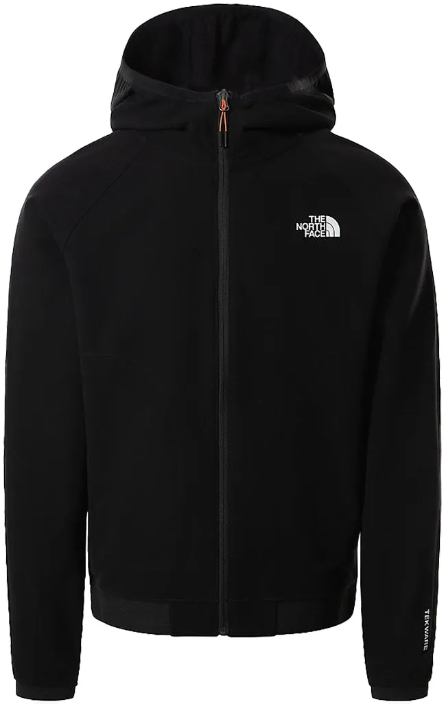 The North Face Mens Tekware Fleece Full Zip Hood Black