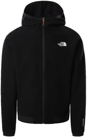 The North Face Mens Tekware Fleece Full Zip Hood Black