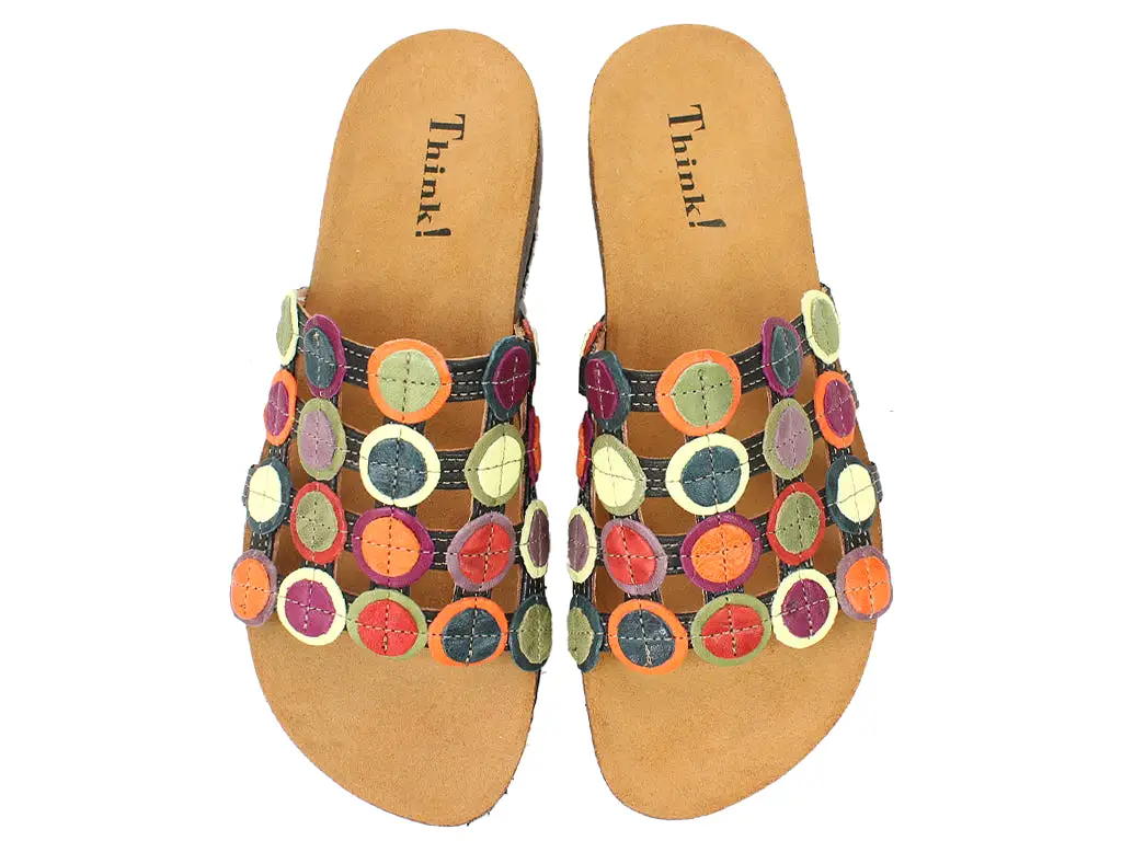 Think! Sandals Julia 247 Black Multi