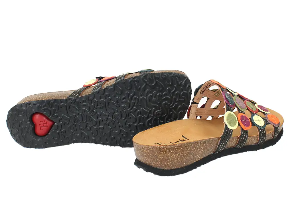 Think! Sandals Julia 247 Black Multi