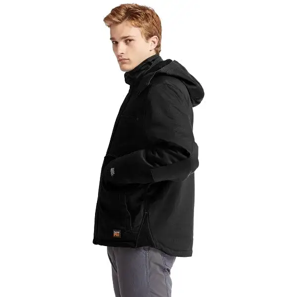 Timberland Pro Men's Ironhide Insulated Hooded Jacket -Black- TB0A237T015