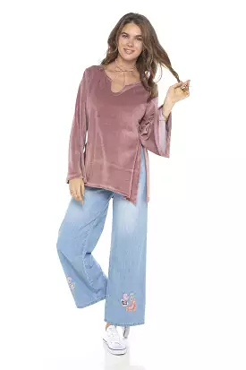 Velour Comfy Top