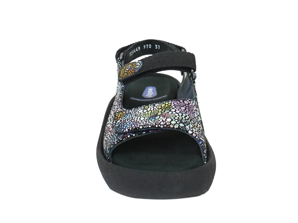 Wolky Sandals Jewel Black Multi